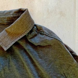 Lululemon Men’s Forest Green/Gray Performance Polo